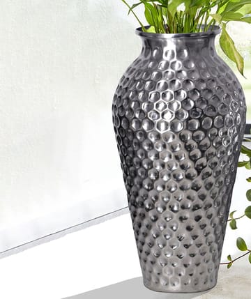 Dalilo Vas 51 cm Set om 2 - Silverfärgad - Inredning - Dekoration & inredningsdetaljer - Vas - Blomvas