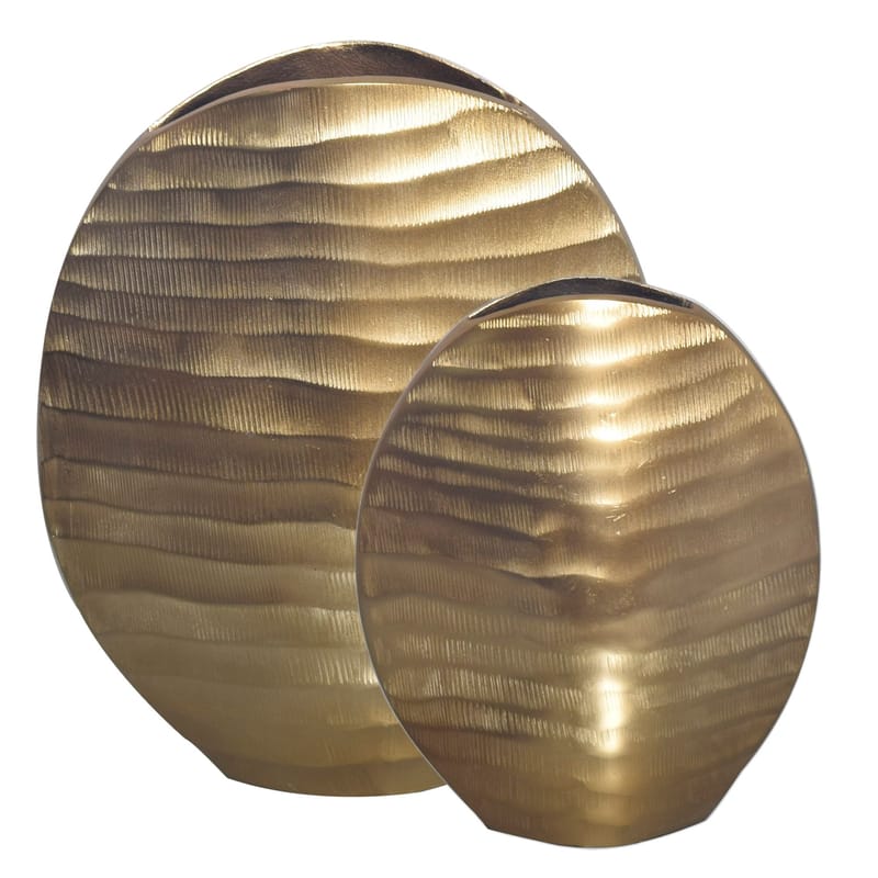Dalira Vas 31 cm Set om 2 - Guldfärgad - Inredning - Dekoration & inredningsdetaljer - Vas - Blomvas