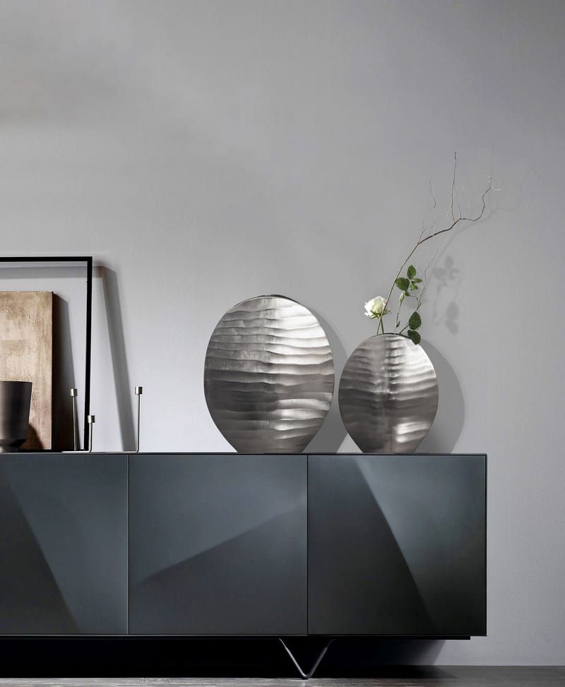 Dalira Vas 31 cm Set om 2 - Silverfärgad - Inredning - Dekoration & inredningsdetaljer - Vas - Blomvas