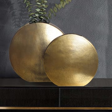 Dalora Vas 34 cm Set om 2 - Guldfärgad - Inredning - Dekoration & inredningsdetaljer - Vas - Blomvas