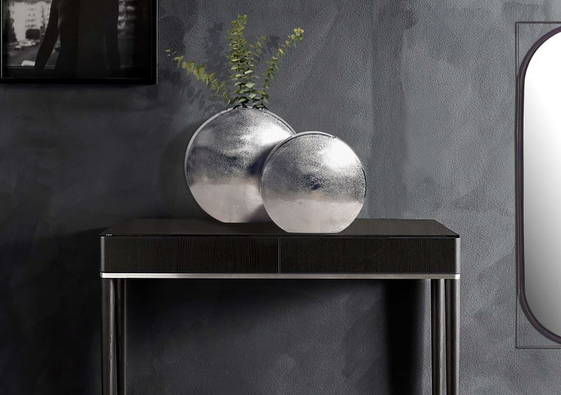 Dalora Vas 34 cm Set om 2 - Silverfärgad - Inredning - Dekoration & inredningsdetaljer - Vas - Blomvas
