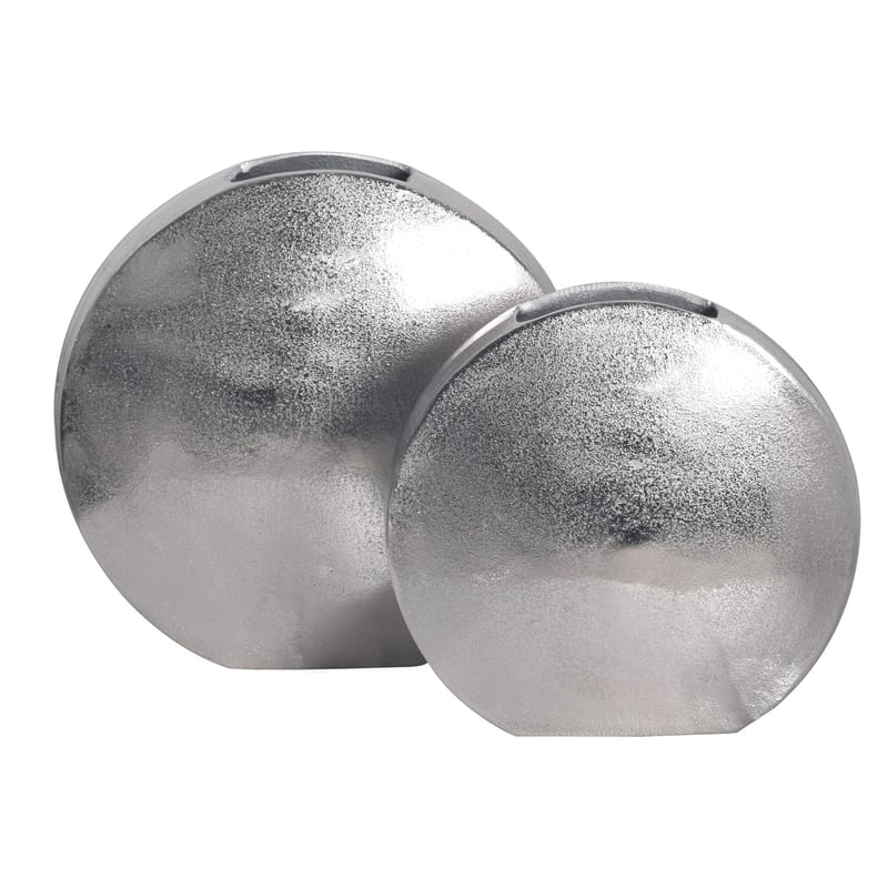 Dalora Vas 34 cm Set om 2 - Silverfärgad - Inredning - Dekoration & inredningsdetaljer - Vas - Blomvas