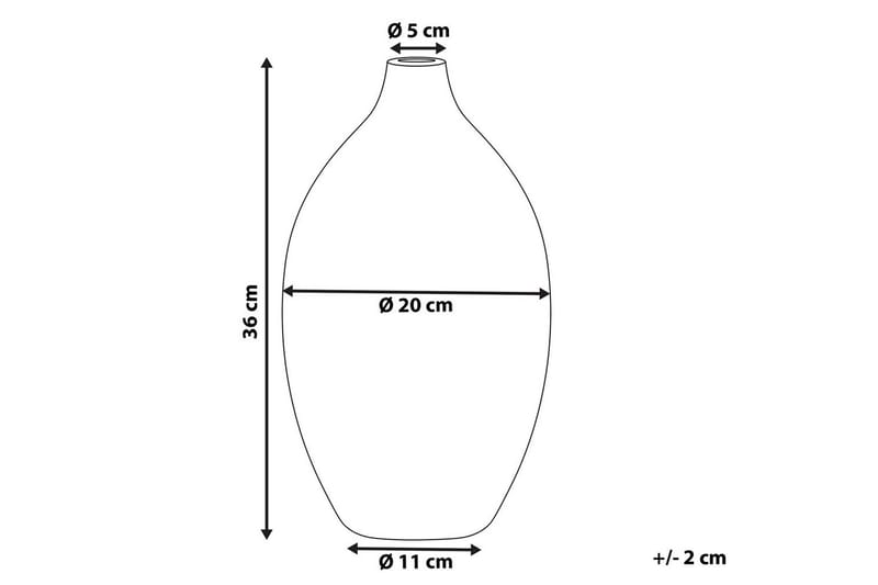 Dekorationsvas Baeza 20x20x36 cm - 20x20x36 cm - Inredning - Dekoration & inredningsdetaljer - Vas - Blomvas