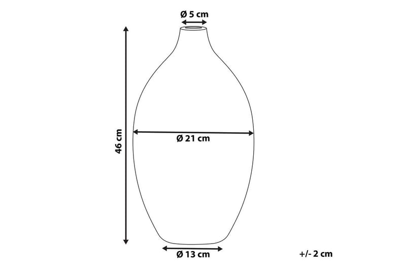 Dekorationsvas Baeza 21x21x46 cm - 21x21x46 cm - Inredning - Dekoration & inredningsdetaljer - Vas - Blomvas