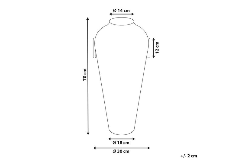Dekorationsvas Elatia 30x30x70 cm - 30x30x70 cm - Inredning - Dekoration & inredningsdetaljer - Vas - Blomvas