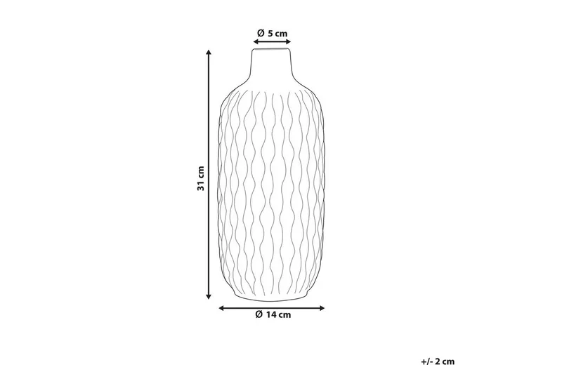 Dekorationsvas Emar Vit - Vit - Inredning - Dekoration & inredningsdetaljer - Vas - Blomvas