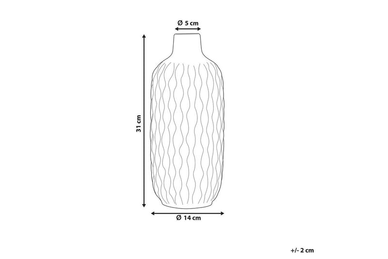 Dekorationsvas Emar Vit - Vit - Inredning - Dekoration & inredningsdetaljer - Vas - Blomvas