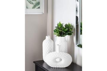 Dekorationsvas Emar Vit - Vit - Inredning - Dekoration & inredningsdetaljer - Vas - Blomvas
