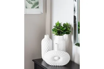 Dekorationsvas Emar Vit - Vit - Inredning - Dekoration & inredningsdetaljer - Vas - Blomvas