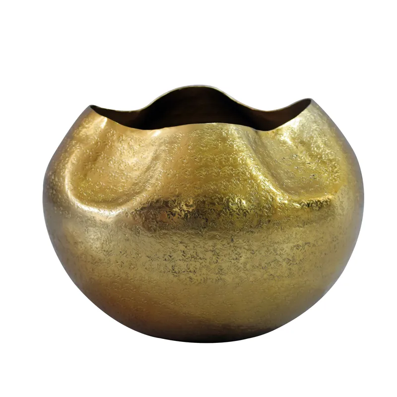 Harvik Bordsvas 30 cm i aluminium, Guld