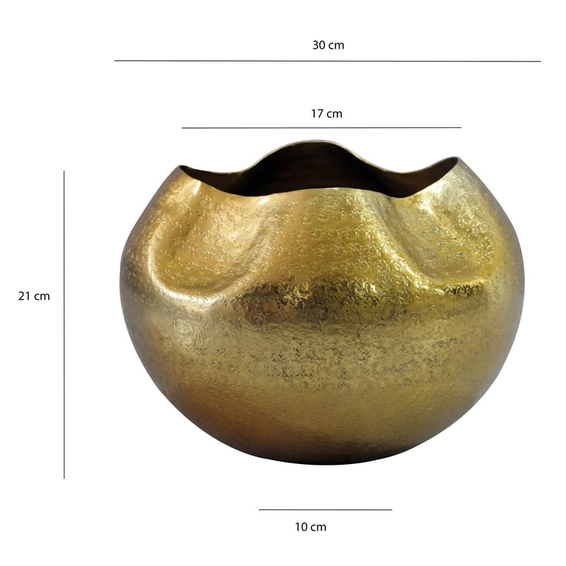 Harvik Bordsvas 30 cm i aluminium - Guld - Inredning - Dekoration & inredningsdetaljer - Vas - Blomvas