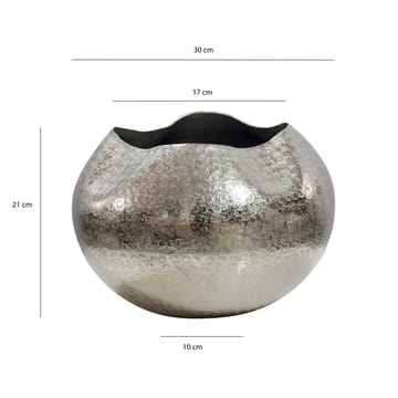 Harvik Bordsvas 30 cm i aluminium - Silver - Inredning - Dekoration & inredningsdetaljer - Vas - Blomvas