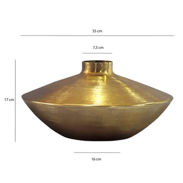 Helin Bordsvas 35 cm i aluminium - Guld - Inredning - Dekoration & inredningsdetaljer - Vas - Blomvas
