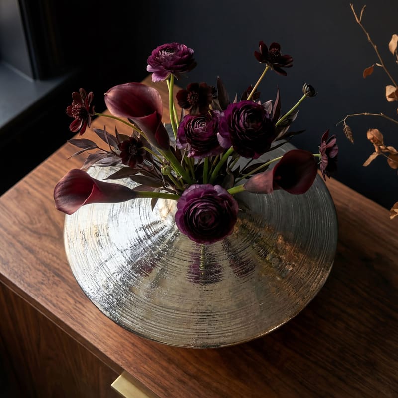 Helin Bordsvas 35 cm i aluminium - Silver - Inredning - Dekoration & inredningsdetaljer - Vas - Blomvas