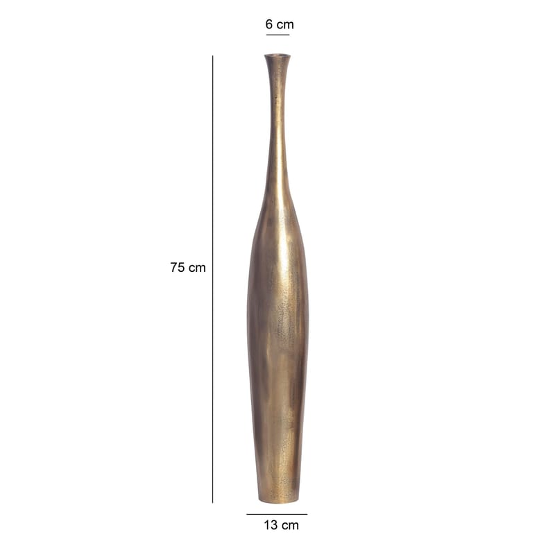 Isloren Vas 75 cm - Guldfärgad - Inredning - Dekoration & inredningsdetaljer - Vas - Blomvas