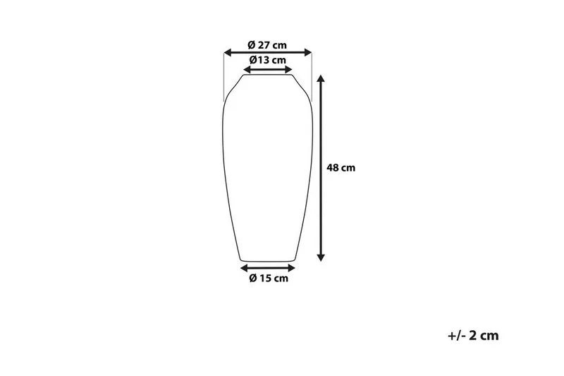 Lorca Vas 27 cm - Grå - Inredning - Dekoration & inredningsdetaljer - Vas - Blomvas
