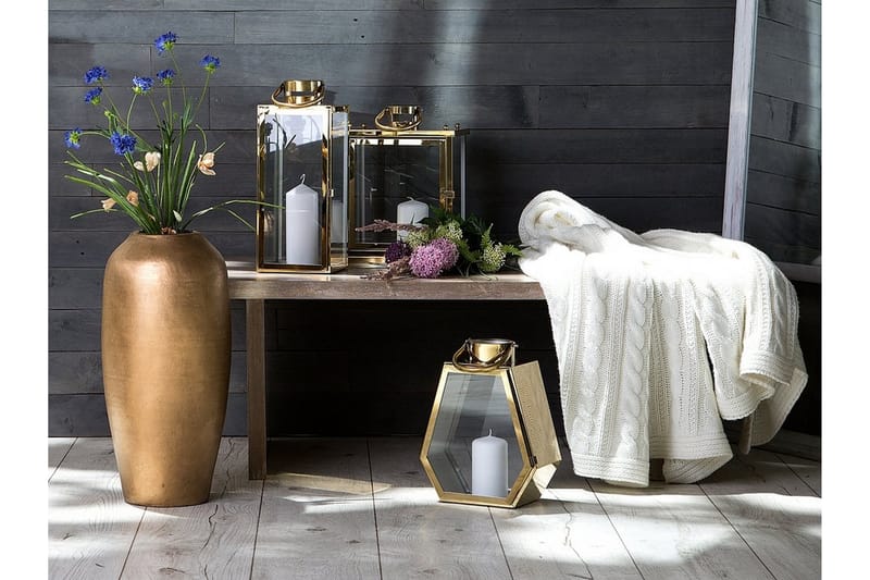 Vas Lorca 27 cm - Guld - Inredning - Dekoration & inredningsdetaljer - Vas - Blomvas