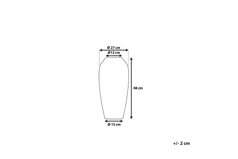 Vas Lorca 27 cm - Guld - Blomvas - Vas - Dekoration & inredningsdetaljer