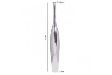 Vas Wohnling polerad aluminiumgjutning, modern stil 100 cm - 100 cm - Inredning - Dekoration & inredningsdetaljer - Vas - Blomvas