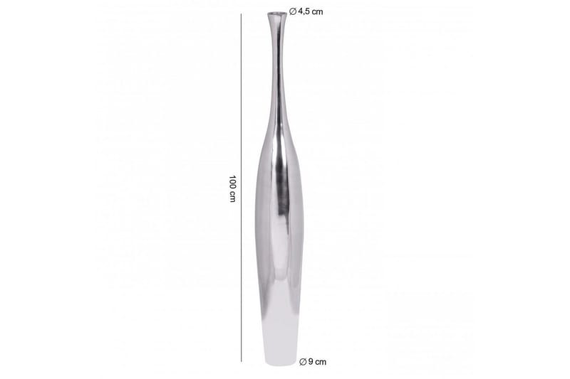 Vas Wohnling polerad aluminiumgjutning, modern stil 100 cm - 100 cm - Inredning - Dekoration & inredningsdetaljer - Vas - Blomvas