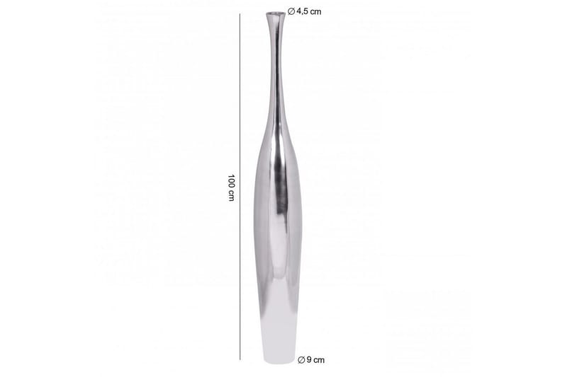 Vas Wohnling polerad aluminiumgjutning, modern stil 100 cm - 100 cm - Inredning - Dekoration & inredningsdetaljer - Vas - Blomvas
