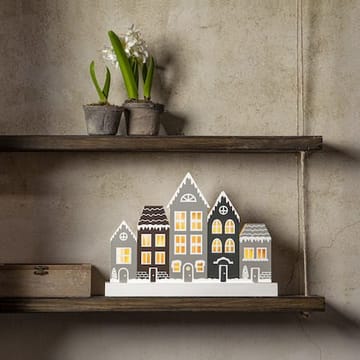 Villa Ljusstake 32 cm - grå - Inredning - Dekoration & inredningsdetaljer - Julpynt & juldekoration