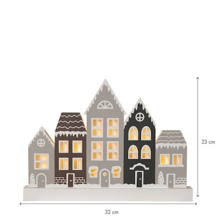 Villa Ljusstake 32 cm - grå - Inredning - Dekoration & inredningsdetaljer - Julpynt & juldekoration
