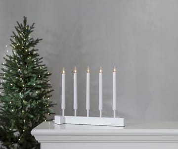Vind Ljusstake 40 cm - vit - Inredning - Dekoration & inredningsdetaljer - Julpynt & juldekoration
