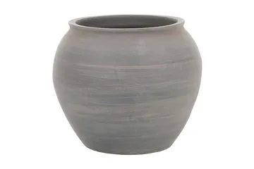 Vintage Kruka Keramik - Grå - Inredning - Dekoration & inredningsdetaljer - Krukor & ytterkrukor - Utomhuskruka