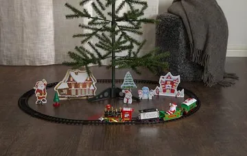X-mas Train Dekorativt sceneri 103 cm - Flerfärgad - Inredning - Dekoration & inredningsdetaljer - Julpynt & juldekoration