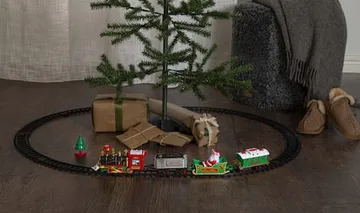 X-mas Train Dekorativt sceneri 103 cm - Flerfärgad - Inredning - Dekoration & inredningsdetaljer - Julpynt & juldekoration