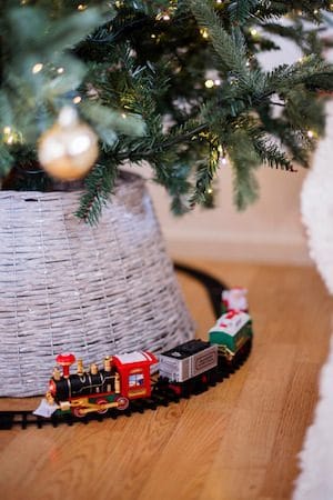X-mas Train Dekorativt sceneri 103 cm - Flerfärgad - Inredning - Dekoration & inredningsdetaljer - Julpynt & juldekoration