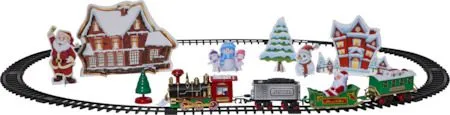 X-mas Train Dekorativt sceneri 103 cm - Flerfärgad - Inredning - Dekoration & inredningsdetaljer - Julpynt & juldekoration