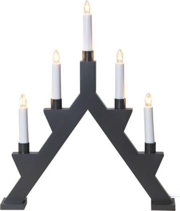 Zack Ljusstake 34 cm - dimgrå - Inredning - Dekoration & inredningsdetaljer - Julpynt & juldekoration