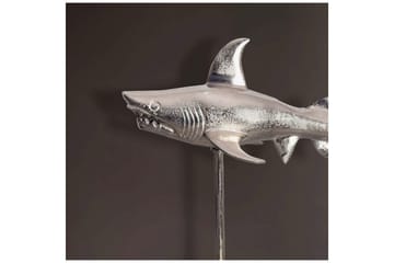 Dekorativ figur Wohnling Dekorhaj 70 cm aluminium, maritim stil Silver - Silver - Inredning - Dekoration & inredningsdetaljer