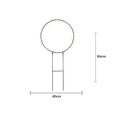 Barlumi Siluett Dekorationsbelysning 84 cm - svart - Inredning - Barnrum inredning - Lampa barnrum