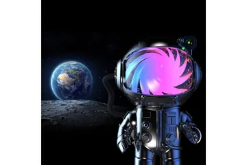 Barnlampa Mobility On Board Stellar Light Space Astronaut - Silver - Inredning - Barnrum inredning - Lampa barnrum - Skrivbordslampa barn