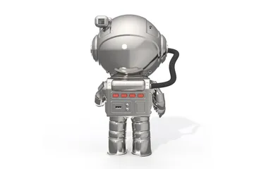 Barnlampa Mobility On Board Stellar Light Space Astronaut - Silver - Inredning - Barnrum inredning - Lampa barnrum - Skrivbordslampa barn