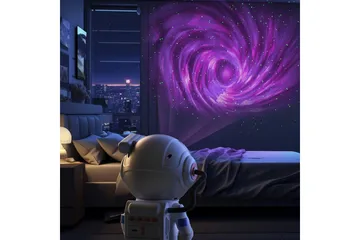 Barnlampa Mobility On Board Stellar Light Space Astronaut - Silver - Inredning - Barnrum inredning - Lampa barnrum - Skrivbordslampa barn