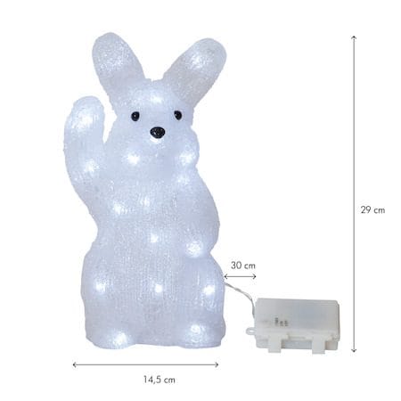 Crystalo Dekorationsfigur 14.5 cm - vit - Inredning - Barnrum inredning - Lampa barnrum