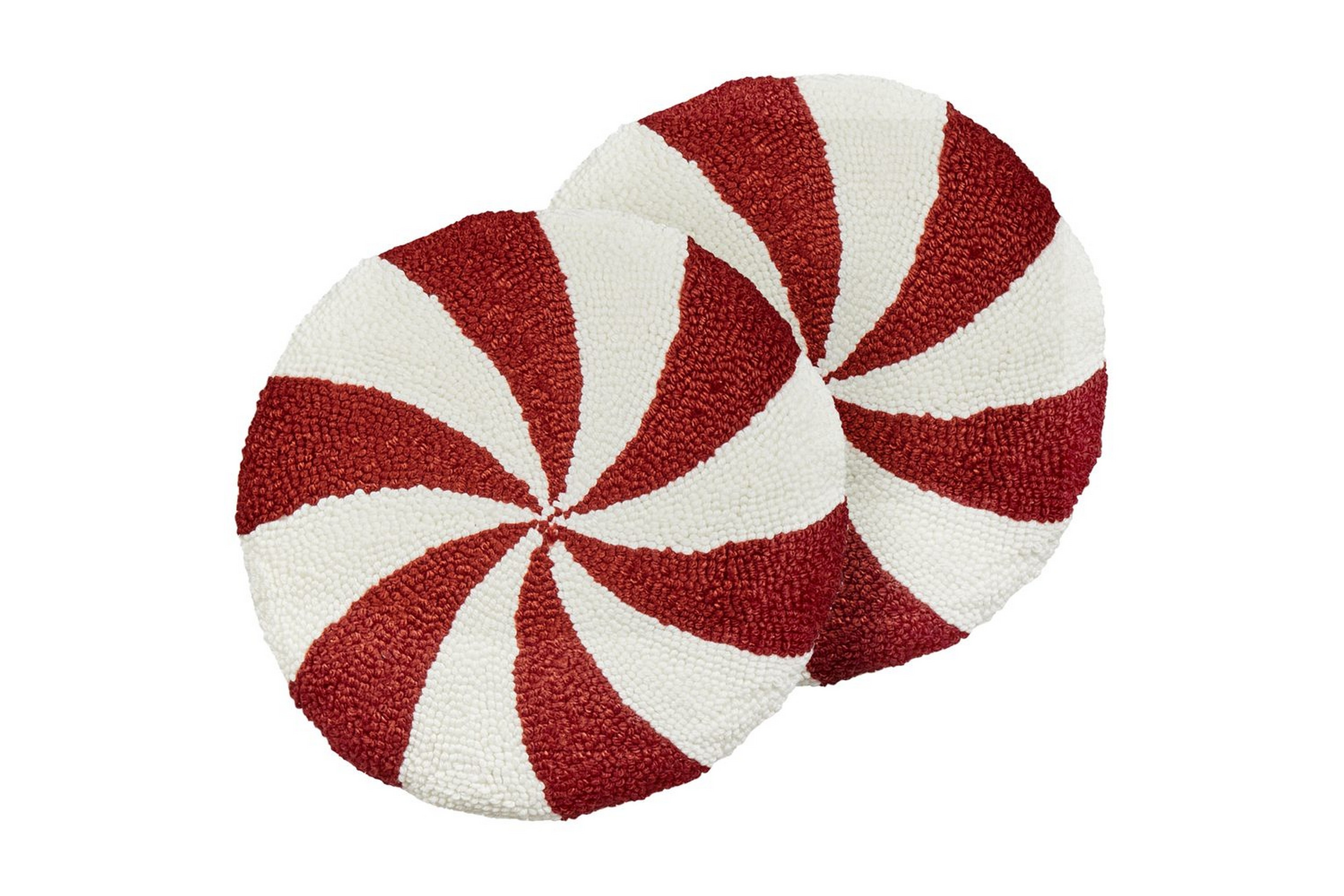 Prydnadskuddar Swirl Candy set om 2