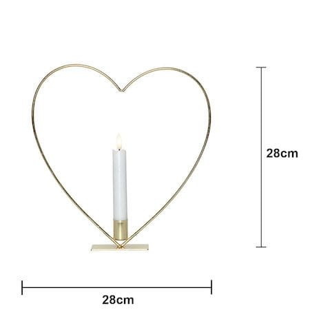Flamme Heart Inomhusdekoration 28 cm - Mässing - Inredning - Barnrum inredning - Lampa barnrum