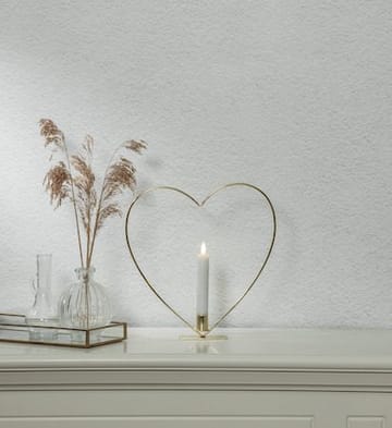 Flamme Heart Inomhusdekoration 28 cm - Mässing - Inredning - Barnrum inredning - Lampa barnrum