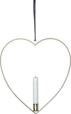 Flamme Heart Inomhusdekoration 28 cm - Mässing - Inredning - Barnrum inredning - Lampa barnrum