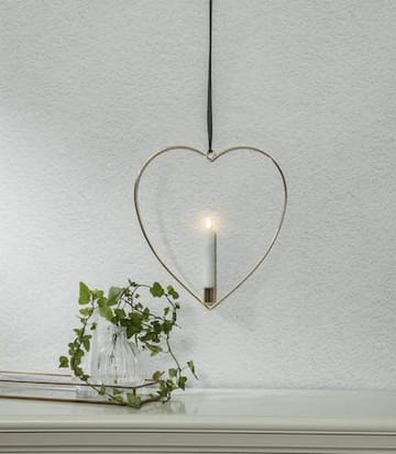 Flamme Heart Inomhusdekoration 28 cm - Mässing - Inredning - Barnrum inredning - Lampa barnrum