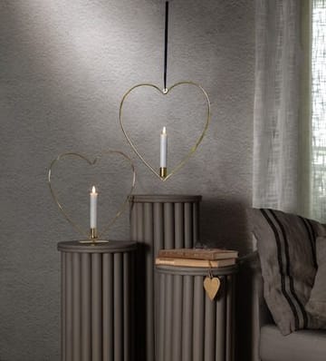 Flamme Heart Inomhusdekoration 28 cm - Mässing - Inredning - Barnrum inredning - Lampa barnrum