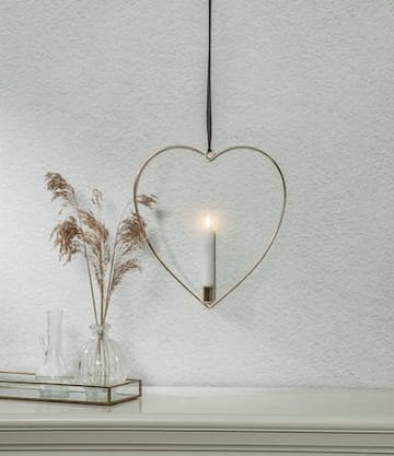 Flamme Heart Inomhusdekoration 28 cm - Mässing - Inredning - Barnrum inredning - Lampa barnrum