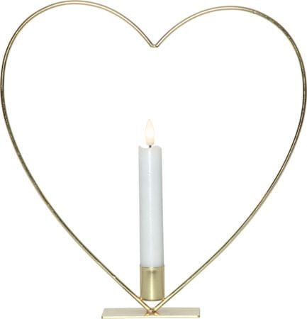 Flamme Heart Inomhusdekoration 28 cm - Mässing - Inredning - Barnrum inredning - Lampa barnrum