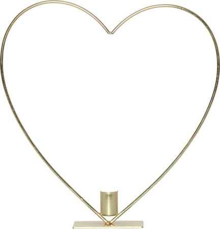 Flamme Heart Inomhusdekoration 28 cm - Mässing - Inredning - Barnrum inredning - Lampa barnrum