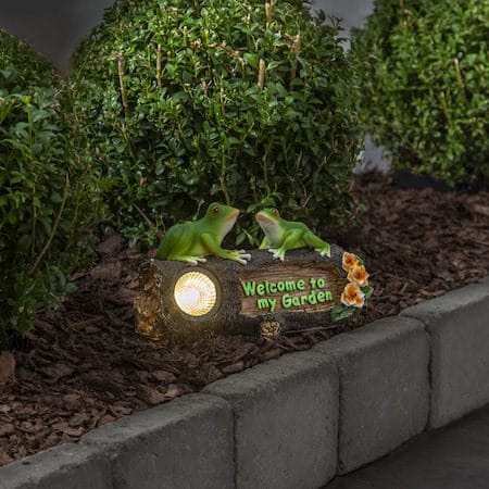 Frogy Solcellsdekoration 24 cm - grön - Inredning - Barnrum inredning - Lampa barnrum